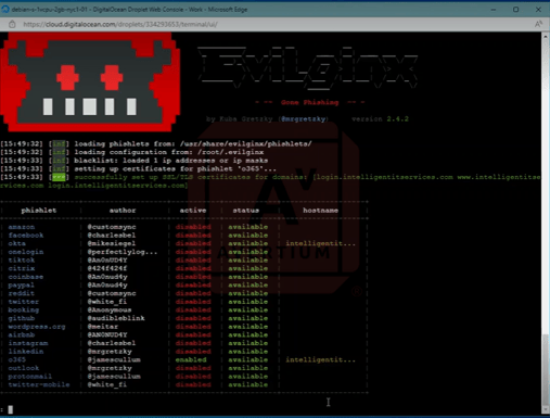 Evilginx vs. M365 with MFA