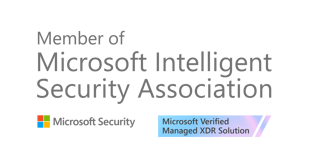 Member of Microsoft Intelligent SEcurity Association-XDR solution white logo