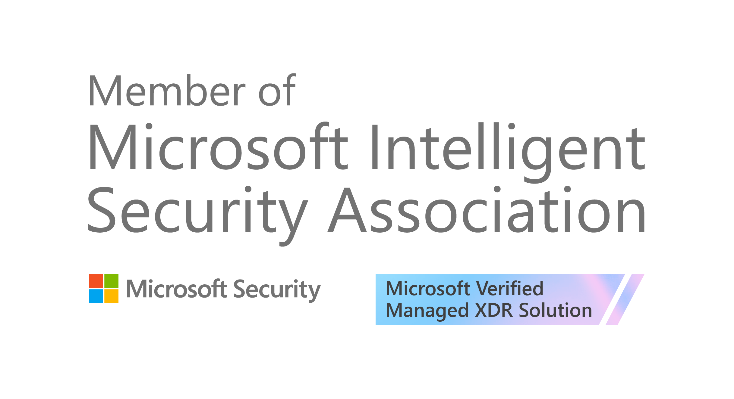 Member of Microsoft Intelligent SEcurity Association-XDR solution white logo